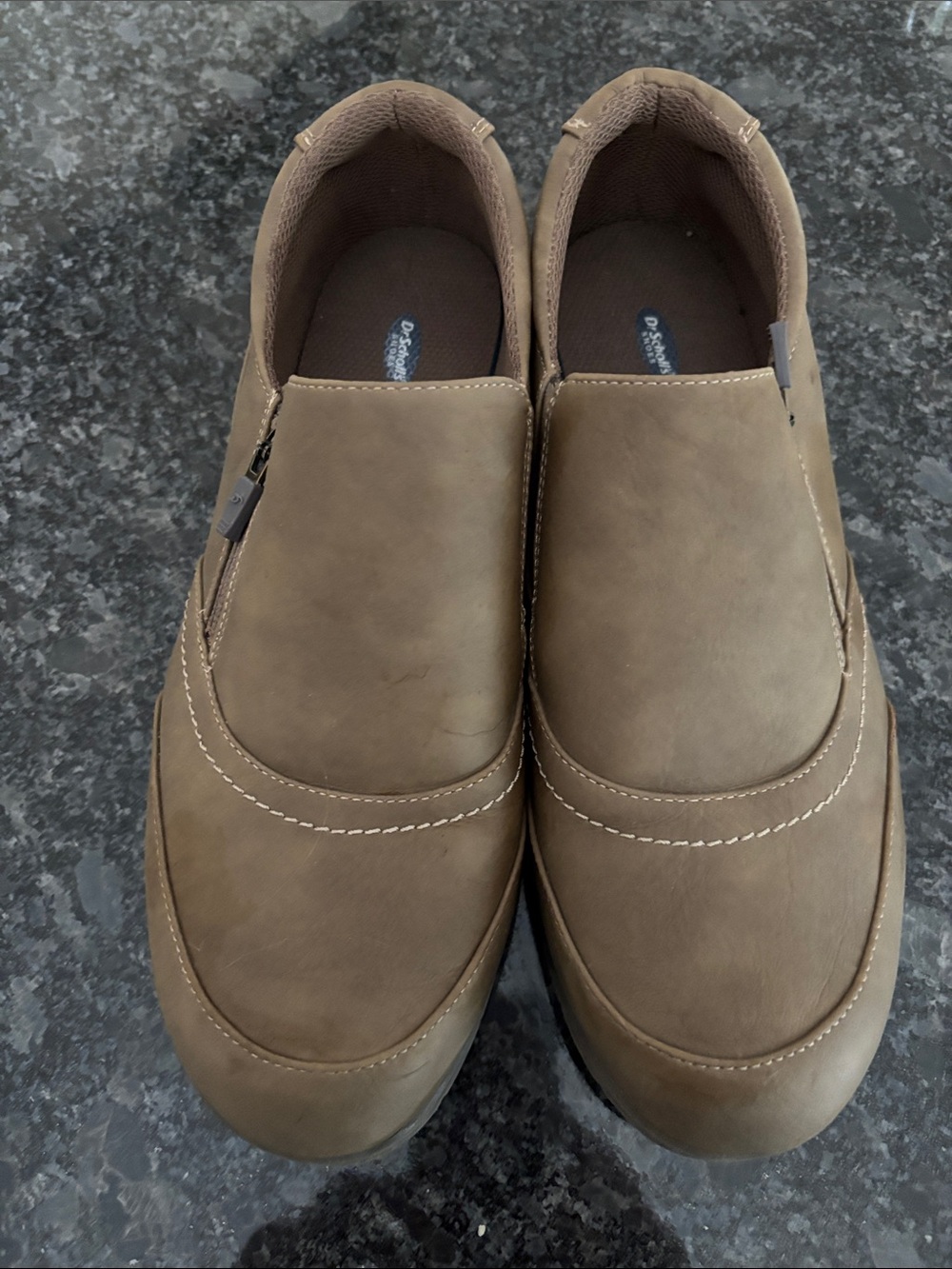 Dr. Scholl's Men's Taupe Slip-On Loafers